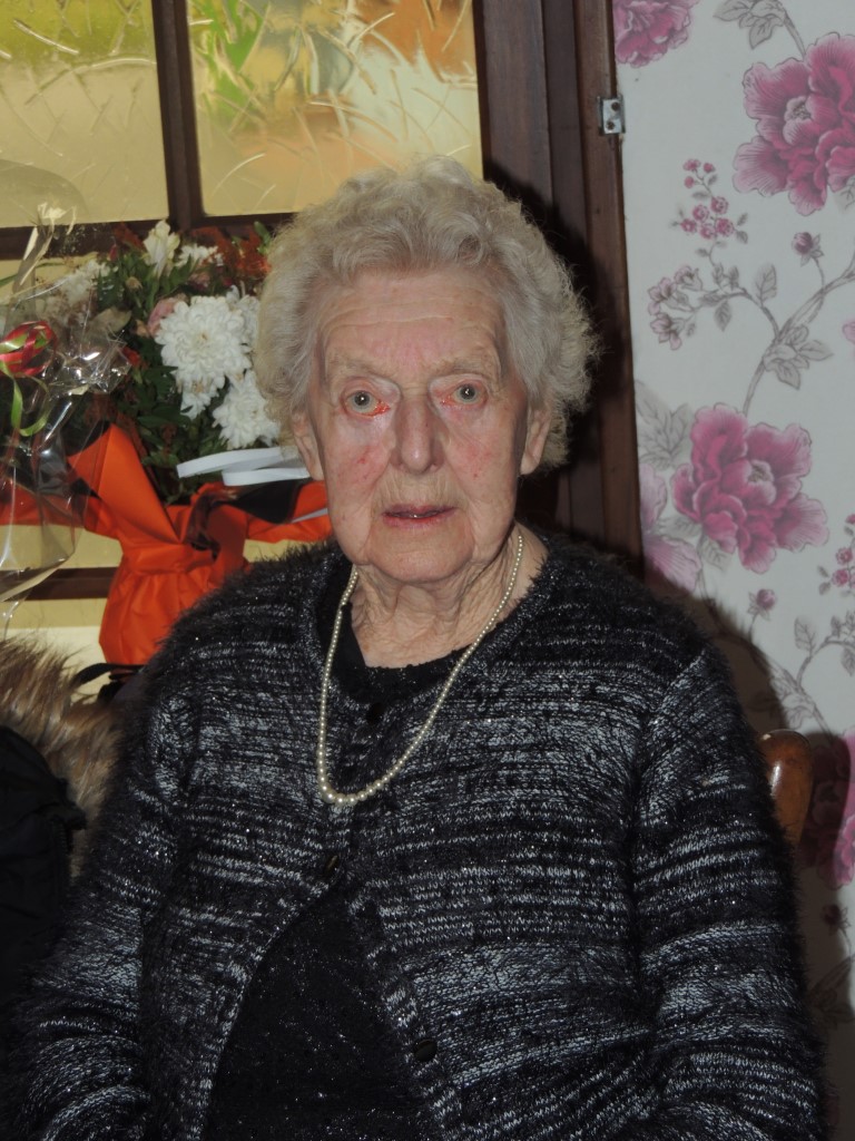 95 ans de Madame BRULIN le 16/ 03/ 2018