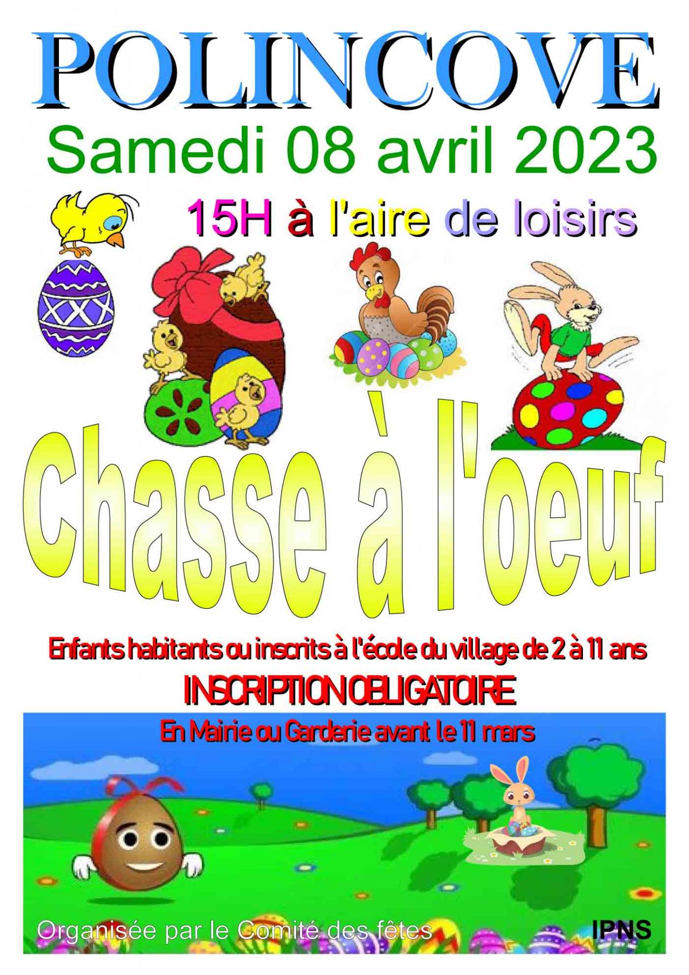 2023 chasse a l oeuf affiche a3