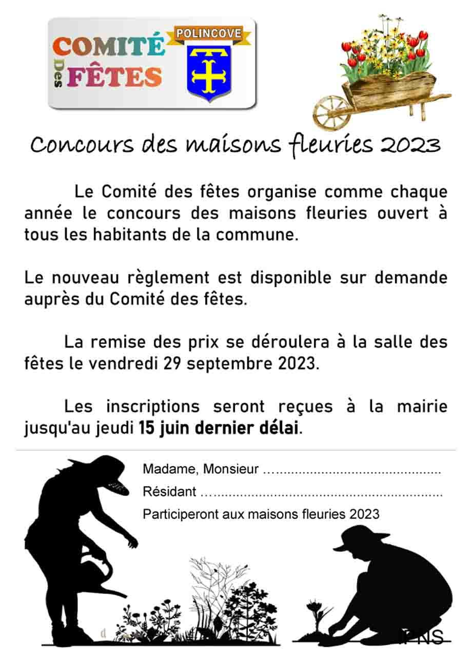 2023 maisons fleuries inscription