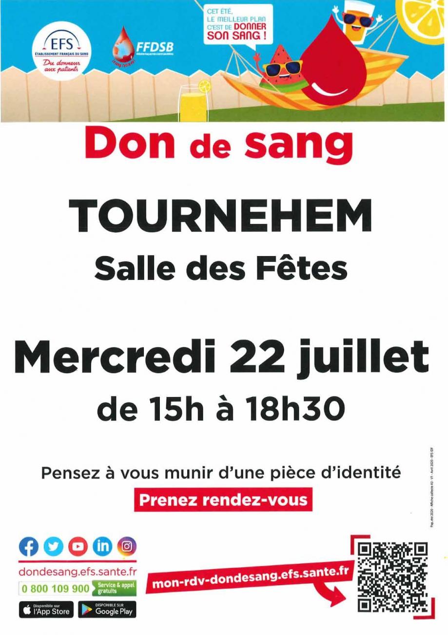 Don de sang tournehem