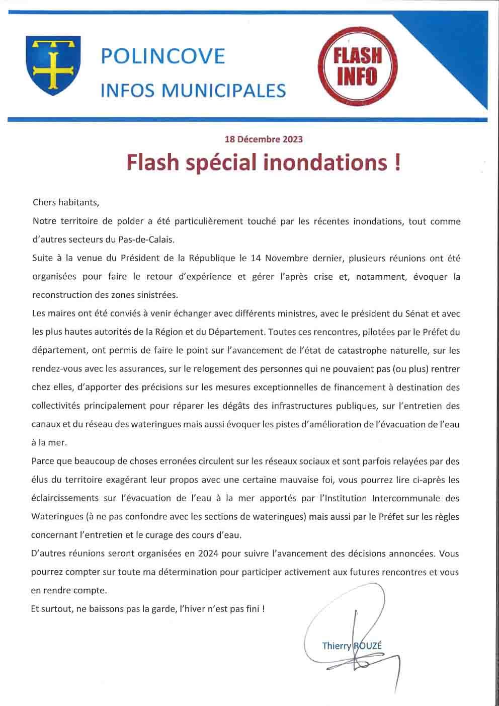 Flash info inondations 1