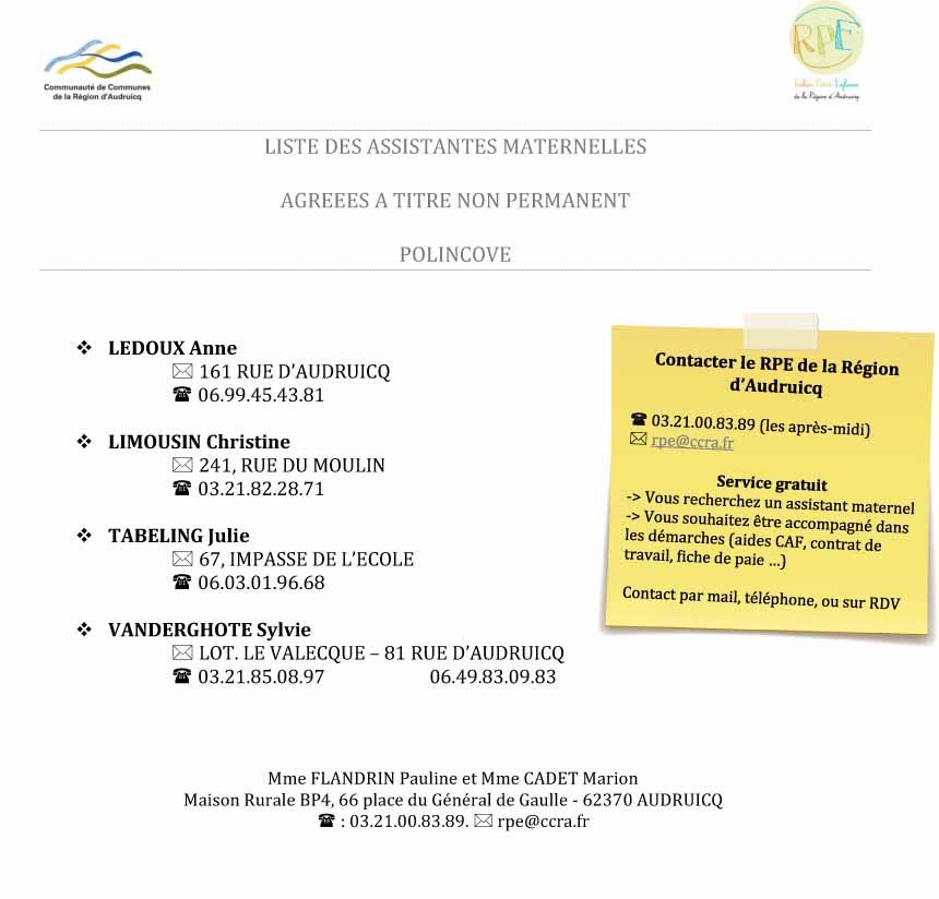 Liste am polincove 30