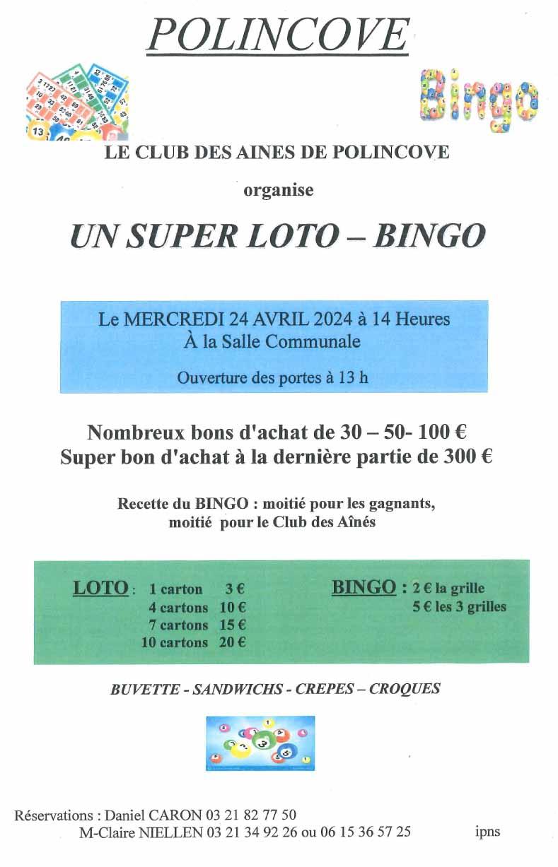 Loto du club des aines