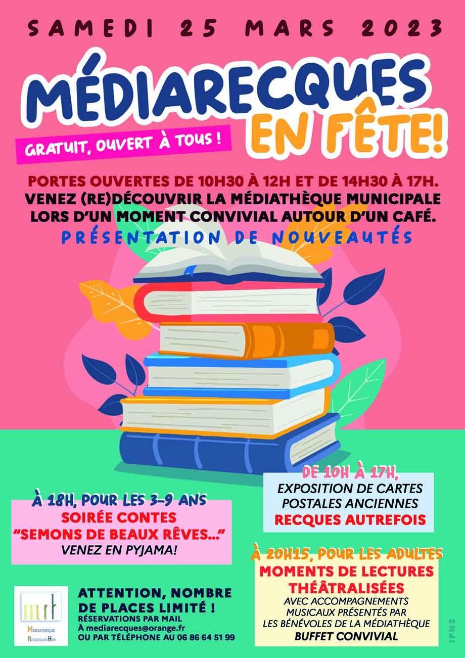 Mediarecques en fete le 25 mars 2023