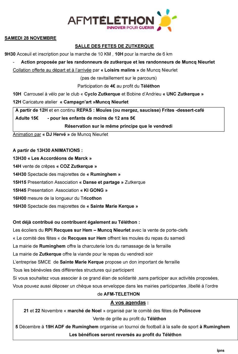 Programme telethon 2026 2