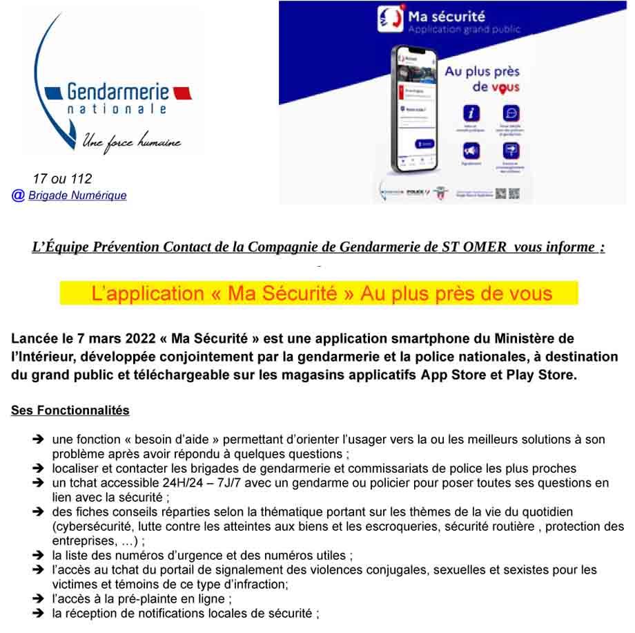 Sensibilisation ma securite