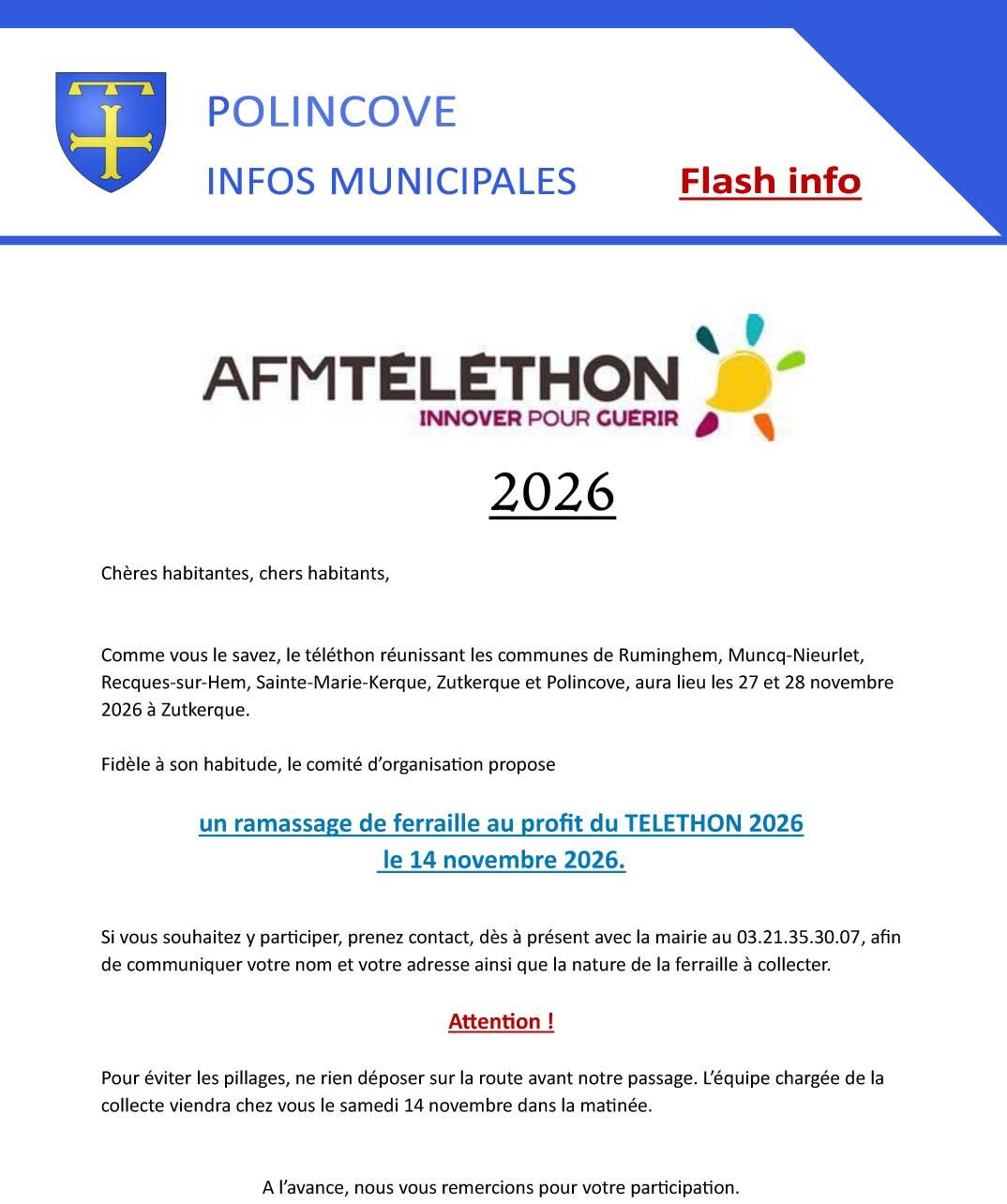 Telethon ferraille 2026